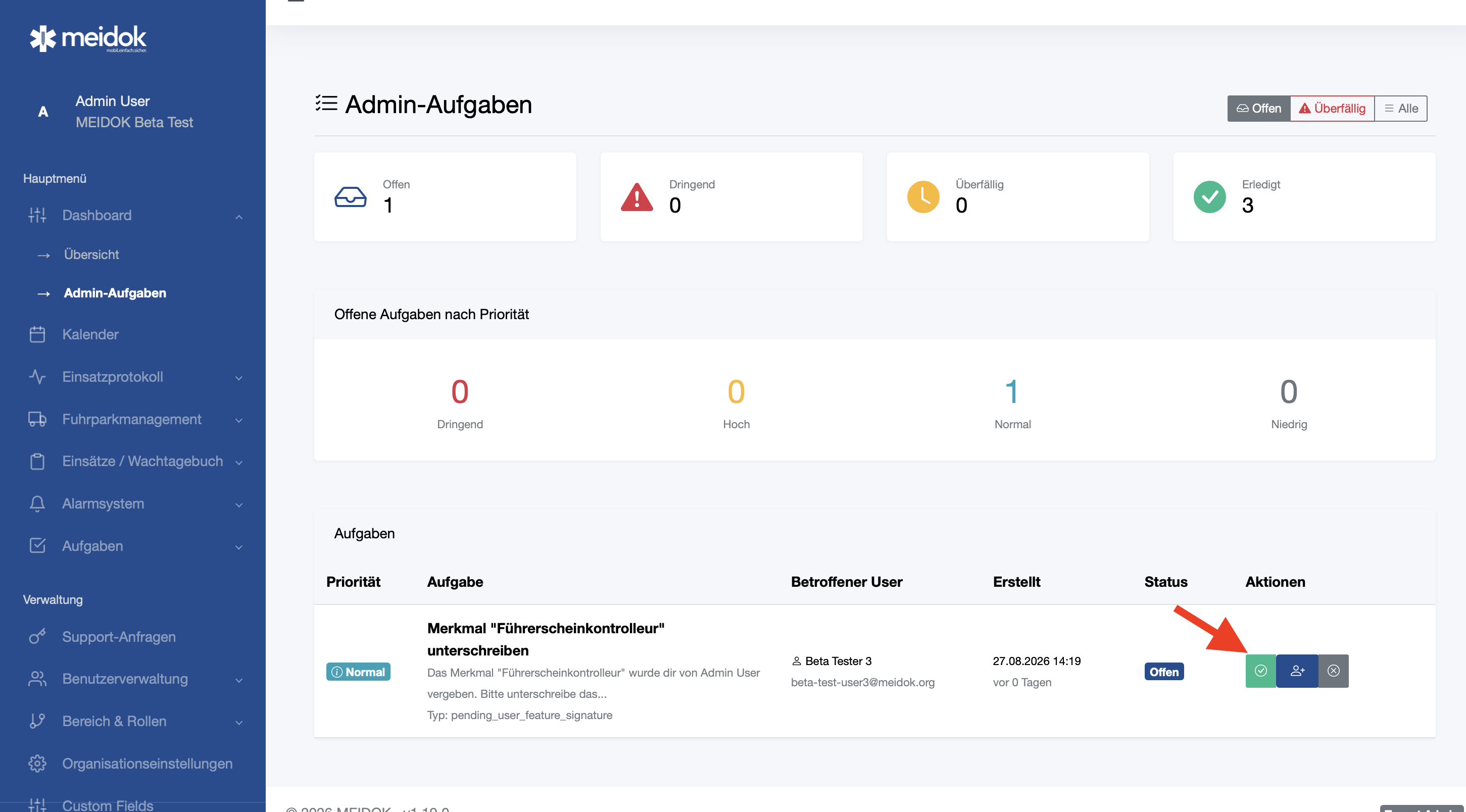 [SCREENSHOT-DAS-003] Dialog "Aufgabe abschließen" mit optionaler Notiz